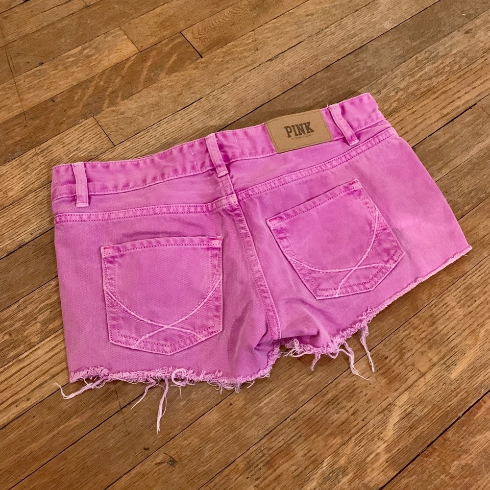 Victoria’s Secret neon pink jean shorts size 2